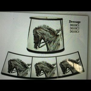 Beautiful Fine art giclee translucent lampshade.